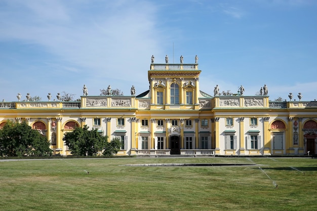 Palacio de Wilanow en Varsovia Polonia