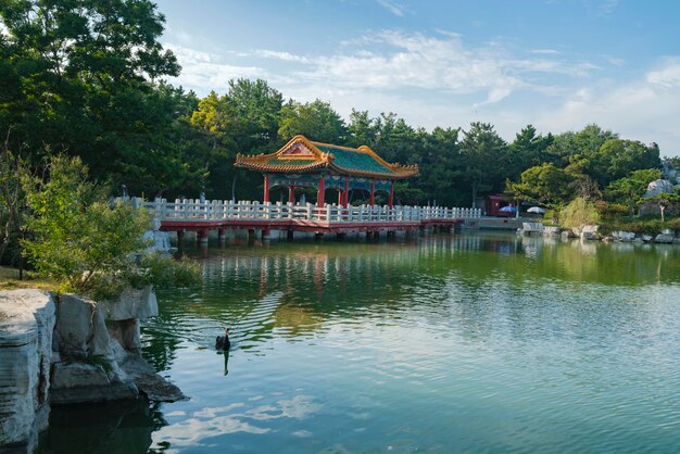 palacios en los lagos jardines de paisaje chinos