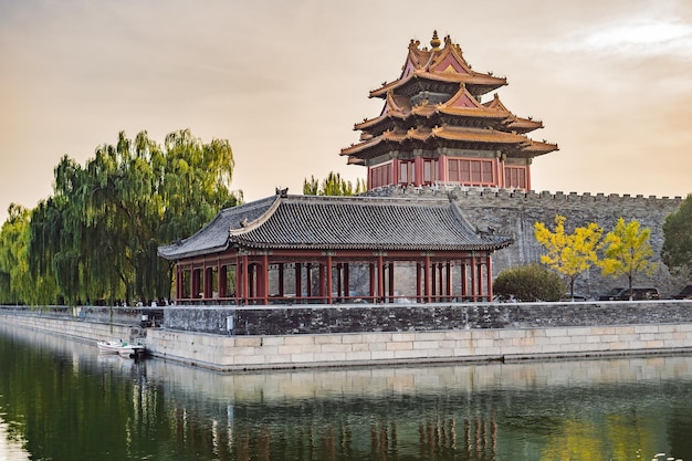 Palácios reais antigos da Cidade Proibida em BeijingChina