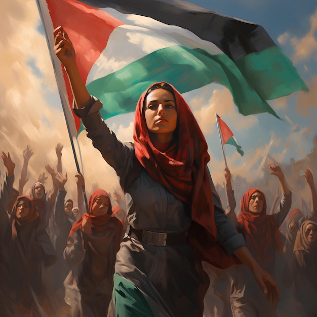 Palästinensischer Freiheitsprotest Generative Ai