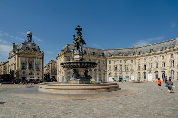 Palais de la Bourse befindet sich in Bordeaux Frankreich