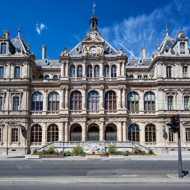 Palais de la bourse, lyon, frança