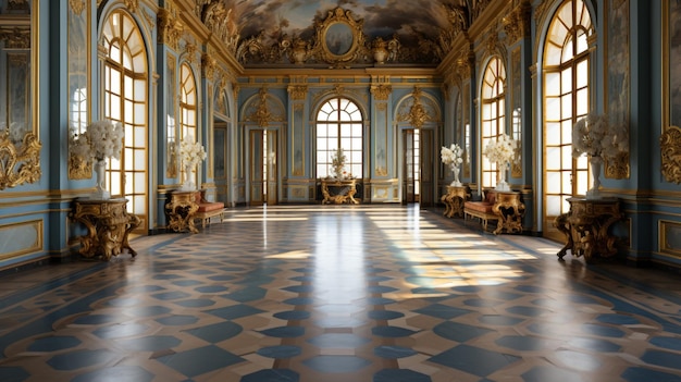 Foto palast von versailles, paris, frankreich