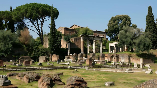 El Palatino es una de las colinas más famosas de Roma