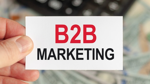 Palavras motivacionais: B2B MARKETING