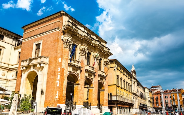 Palazzo del Capitaniato em Vicenza. Patrimônio mundial da UNESCO na Itália