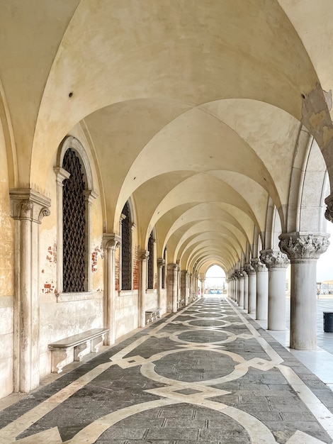 Palazzo Ducale, Palacio Ducal en la plaza San Marco temprano en la mañana