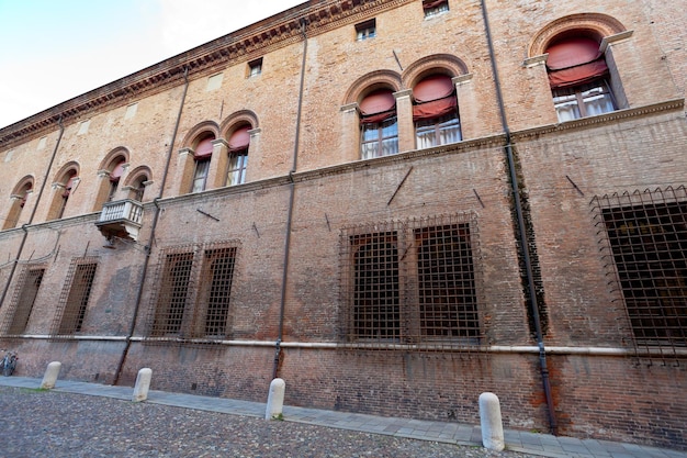 Palazzo Giulio d'Este in Ferrara Italien