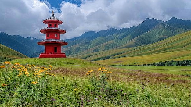 Palcho monasterio gyantse estupendo estupa kumbum de vários andares simbolizando o iluminismo