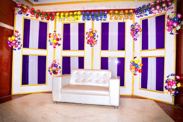 Palco Decorativo em Casamento Indiano