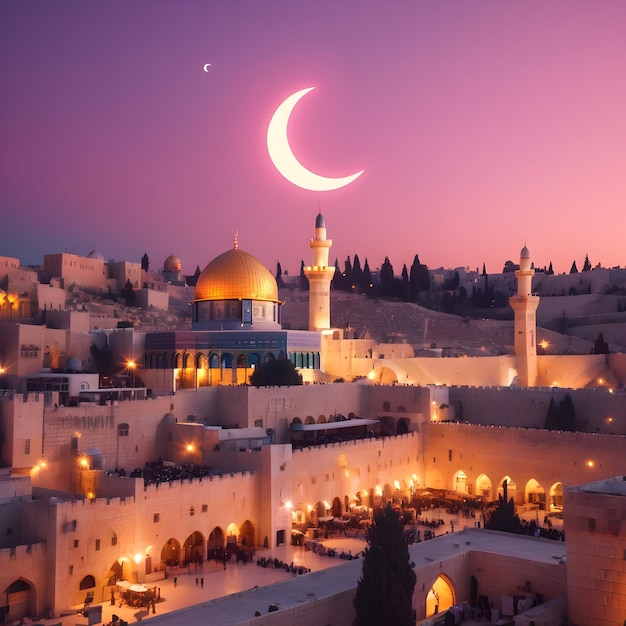 Foto palestina en el mes de ramadán