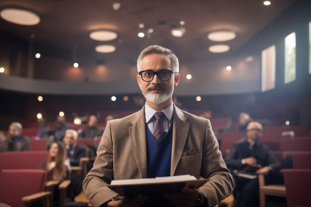 palestra proferida por um professor