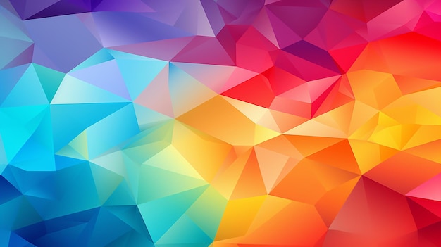 Paleta de cores dinâmica Padrão poligonal