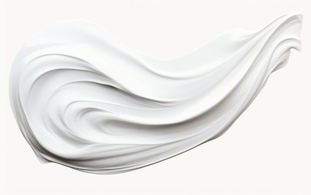 Paleta luminosa de acrílico de tela branca em uma superfície branca ou clara PNG fundo transparente