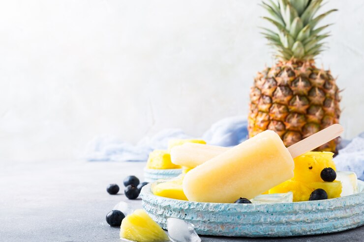 Paletas De Piña Caseras