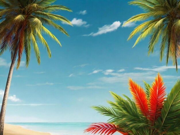Palm Sunday vacaciones ramas y cruz festival fondo mejor calidad imagen hiper realista