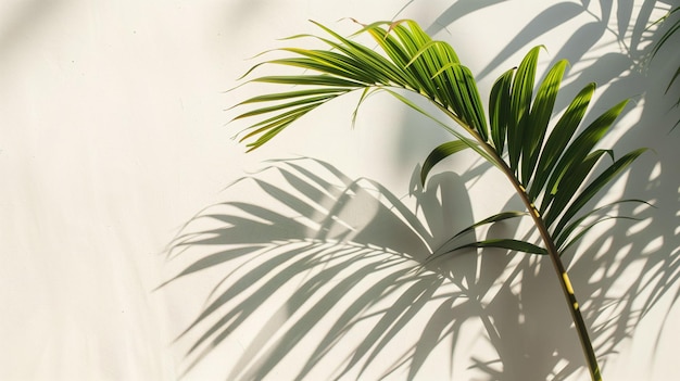 Palmblätter und Schatten