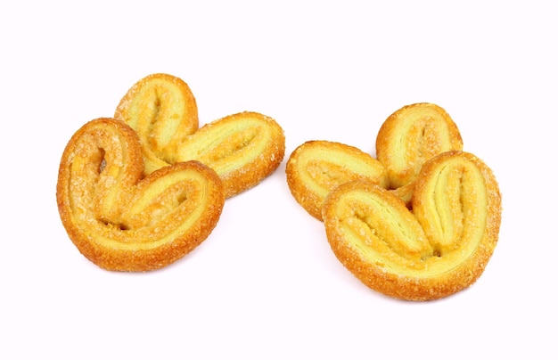 Palmiers. Oreja de elefante. Galleta de hojaldre