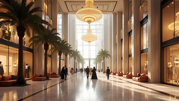Palms y el lujoso espectáculo de compras de Dubais