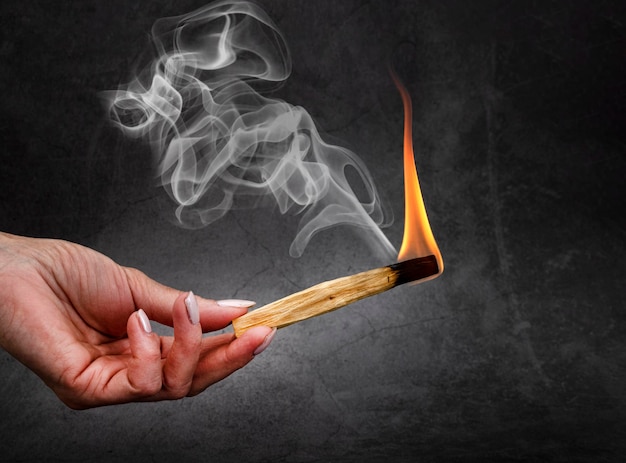 Palo santo em estúdio