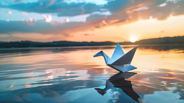 La paloma origami de la paz la IA generativa