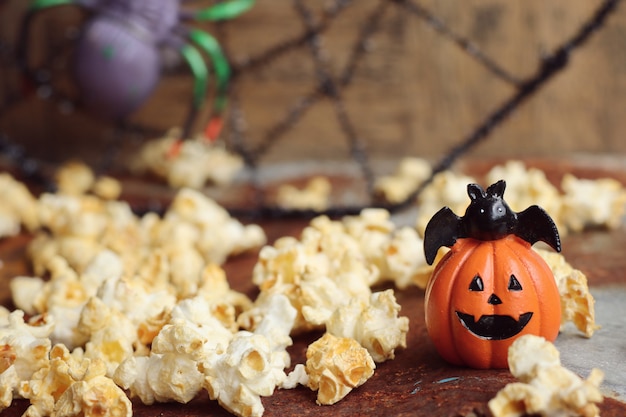 palomitas de maíz de halloween