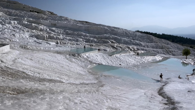 Foto pamukkale la octava maravilla del mundo turquía antalya