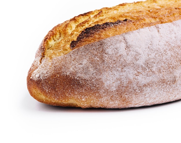 pan aislado sobre un fondo blanco