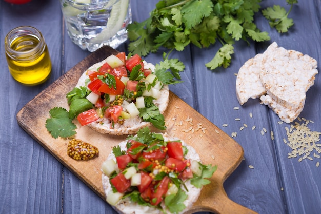 Pan de arroz saludable