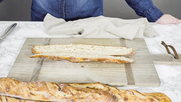 Foto pan baguette francés