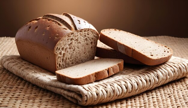 un pan de centeno fresco