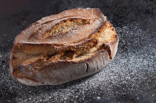 Pan de centeno y harina