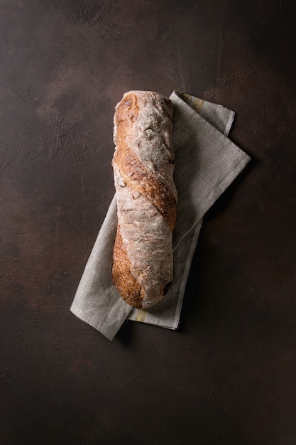 Pan ciabatta artesano