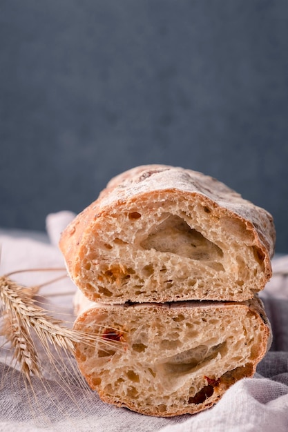 Pan ciabatta casero Espacio de copia