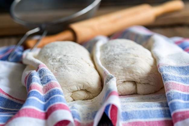 Pan ciabatta italiano para hornear