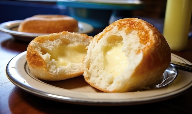 Pan de bono Colombiano rolo de pão