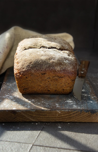 Pan fresco saludable pasteles caseros comida saludable y horneado tradicional