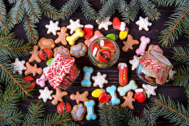 Pan de jengibre y galletas caseras navideñas