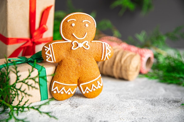 Foto pan de jengibre postre navideño dulce tartas caseras comida merienda