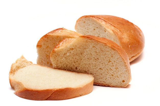Pan largo sobre el fondo blanco.