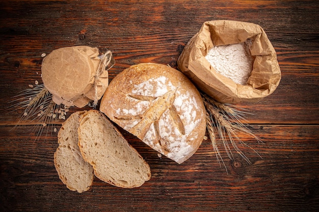 Pan de masa fermentada casero