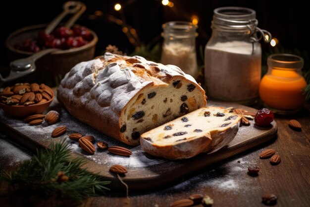 Foto pan de navidad aromático robado generar ai