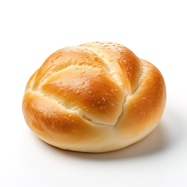 un pan que ha sido cortado en un pan