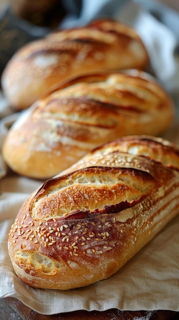 Pan con semillas de sésamo