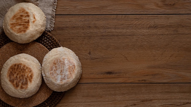 Pan tradicional portugués Bolo Do Caco