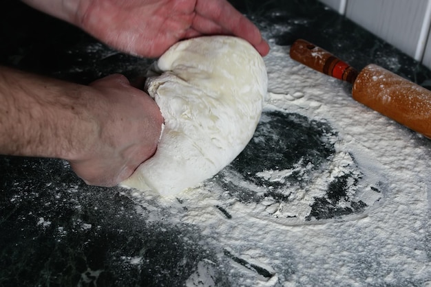 Panadería de harina para amasar masa