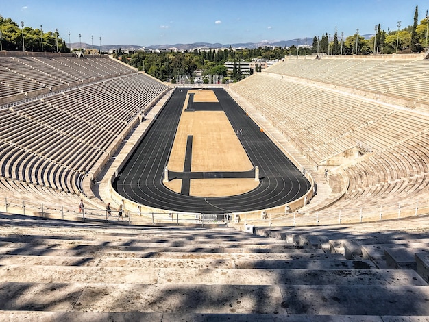 Panathenaic Stadion oder Kallimarmaro antikes Stadion in Athen