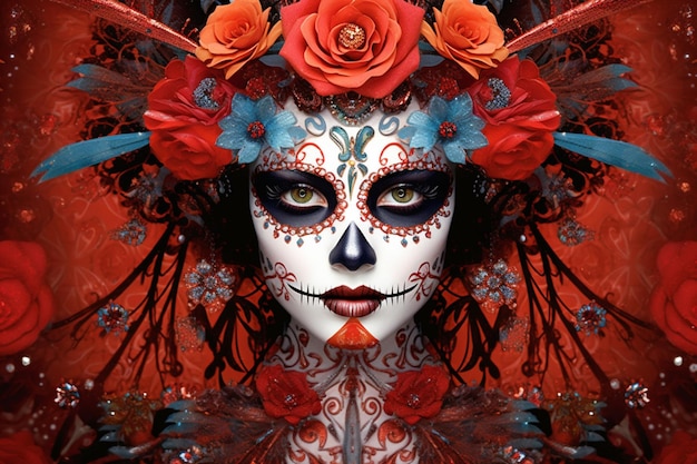 pancarta dia de muertos