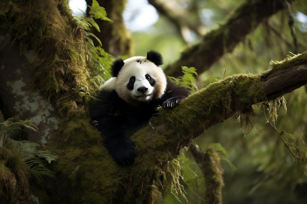 Un panda en el árbol Generative Ai