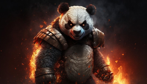 panda de fogo bravo